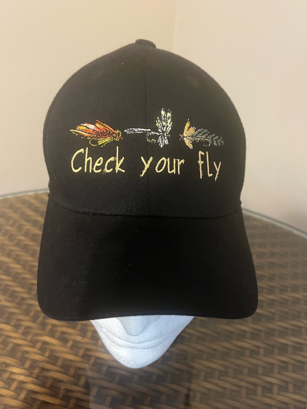 Mammoth Lakes “Check Your Fly” Fly Fishing Hat – Flexfit S/M